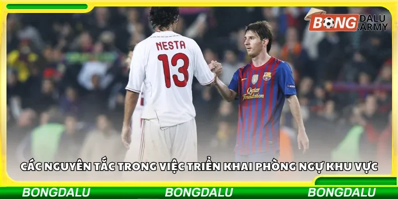 Các nguyên tắc trong việc triển khai phòng ngự khu vực