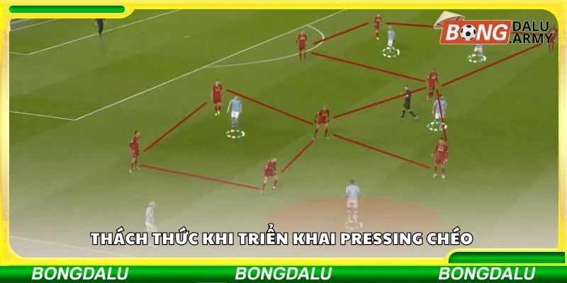 Thách thức khi triển khai pressing chéo 