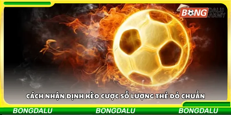 Cách nhận định kèo cược số lượng thẻ đỏ chuẩn