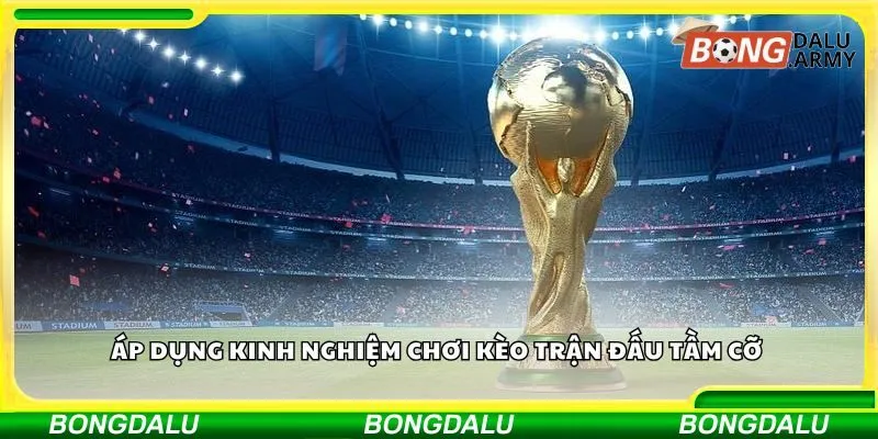 Áp dụng kinh nghiệm chơi kèo trận đấu tầm cỡ