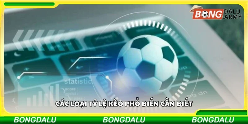 Một số loại tỷ lệ kèo phổ biến cần biết